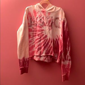 Justice crop top hoodie